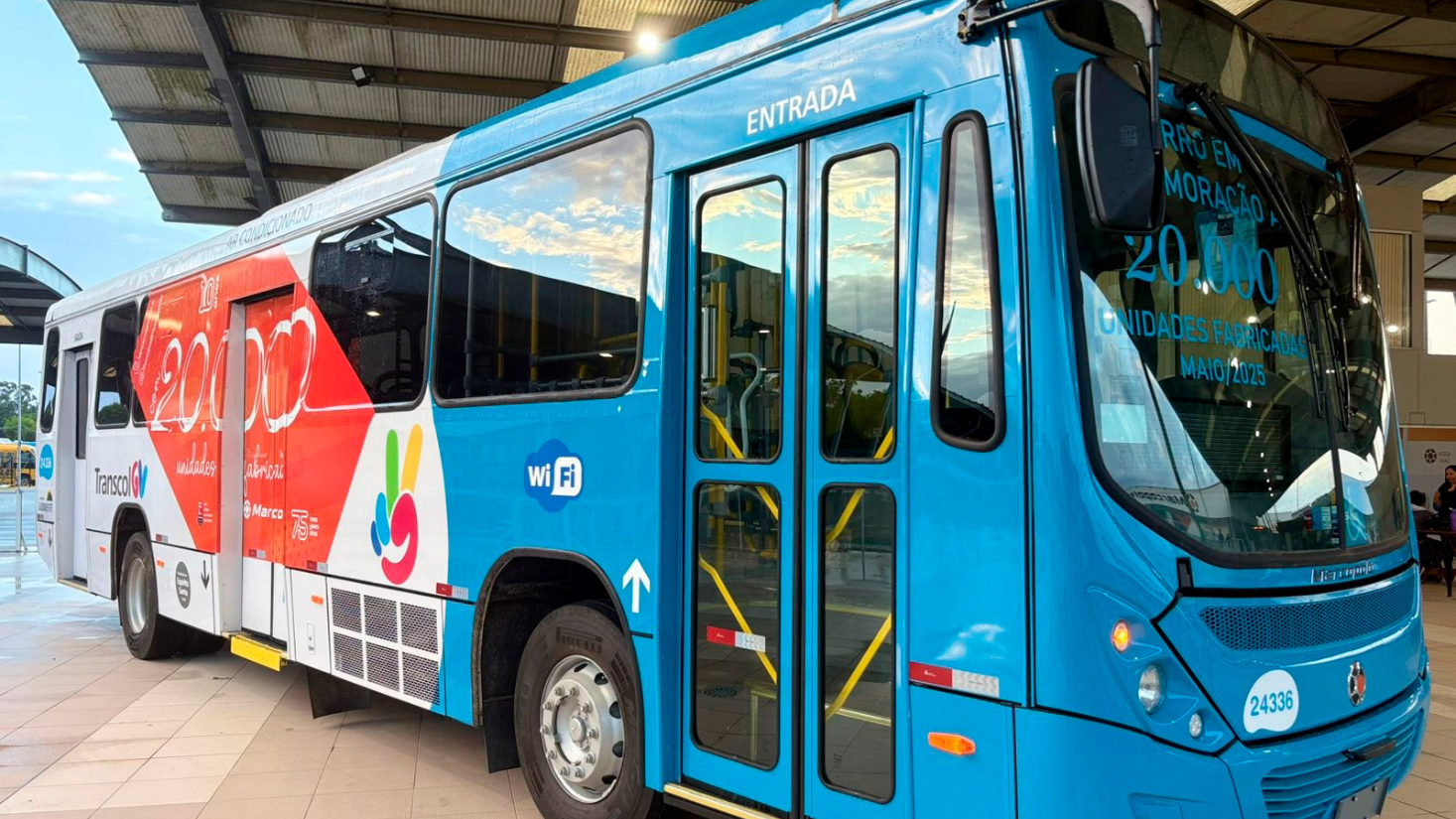 Marcopolo atinge 20 mil ônibus produzidos no Espírito Santo e fortalece cadeia de fornecedores locais
